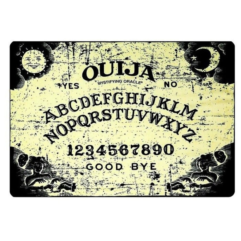 New Ouija Board Game Fleece Throw Blanket Gift Soft NIP Spirit Hunt Occult Rare